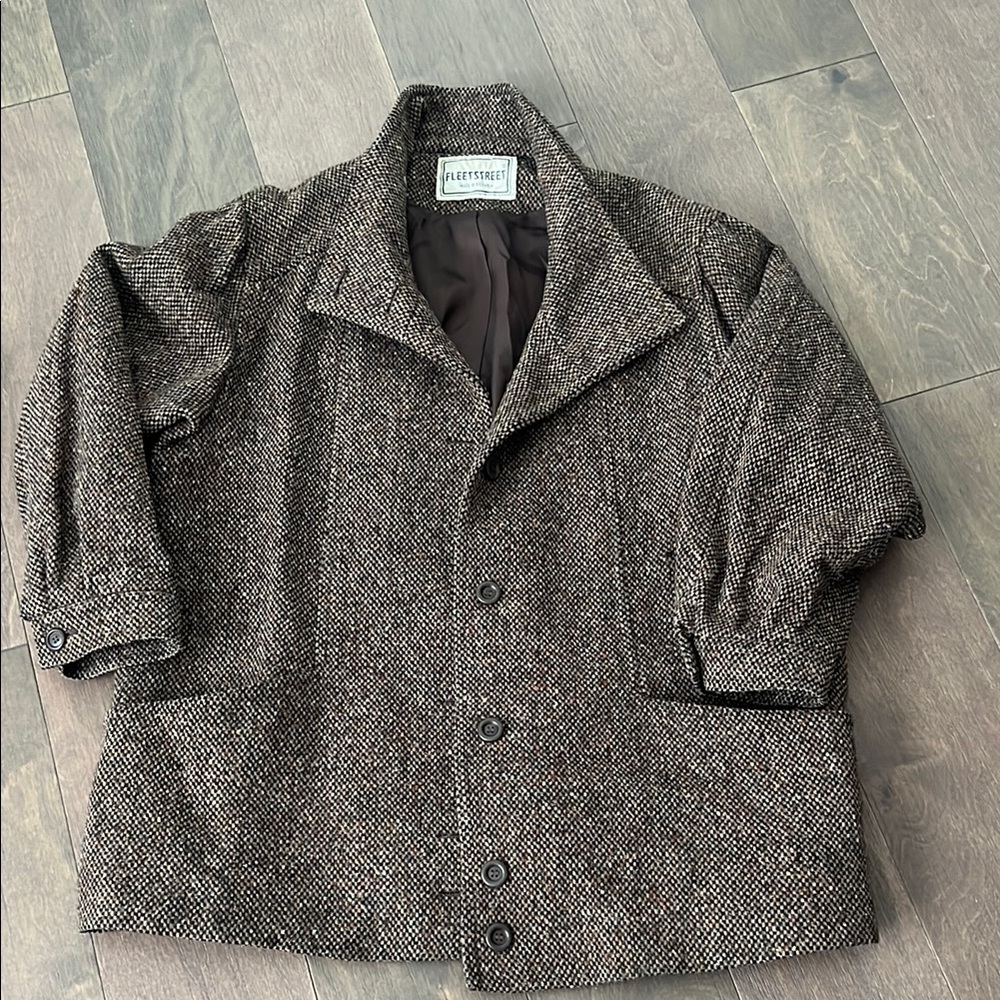 Brown Wool Blend Jacket size 20W